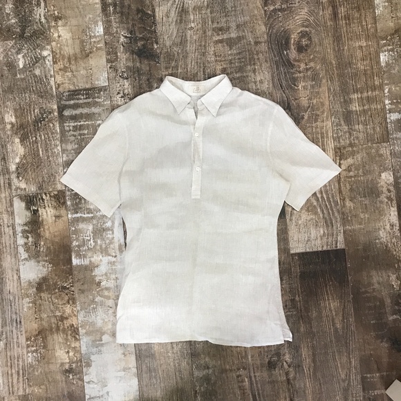 🌟🇮🇹100% CAPRI LINEN SHIRT - Picture 1 of 7